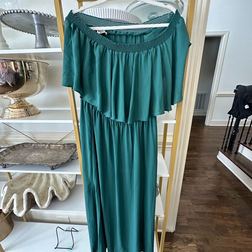 SHOW ME YOUR MUMU GREEN GOWN